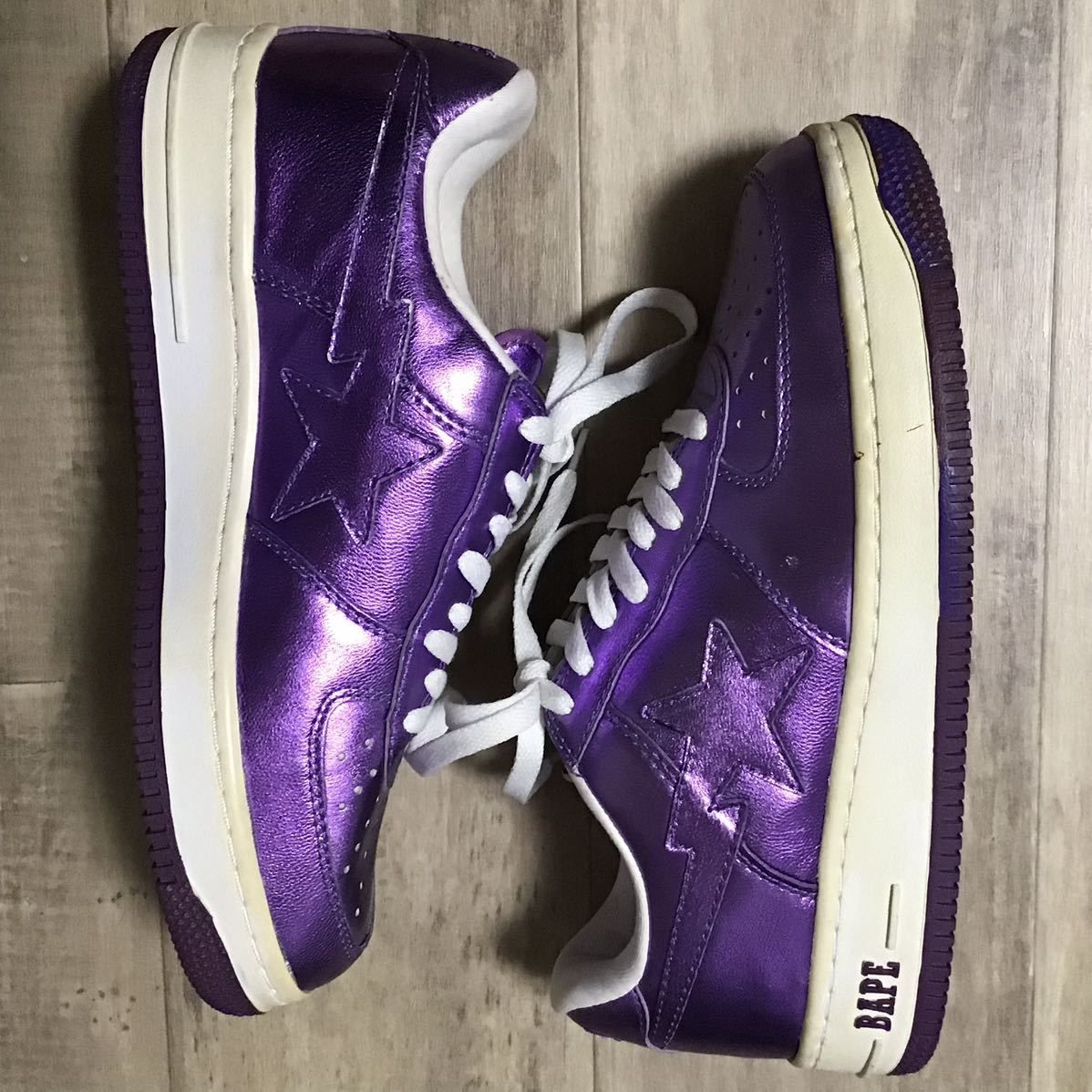 Purple foil BAPESTA スニーカー 27cm US9 a bathing ape BAPE STA