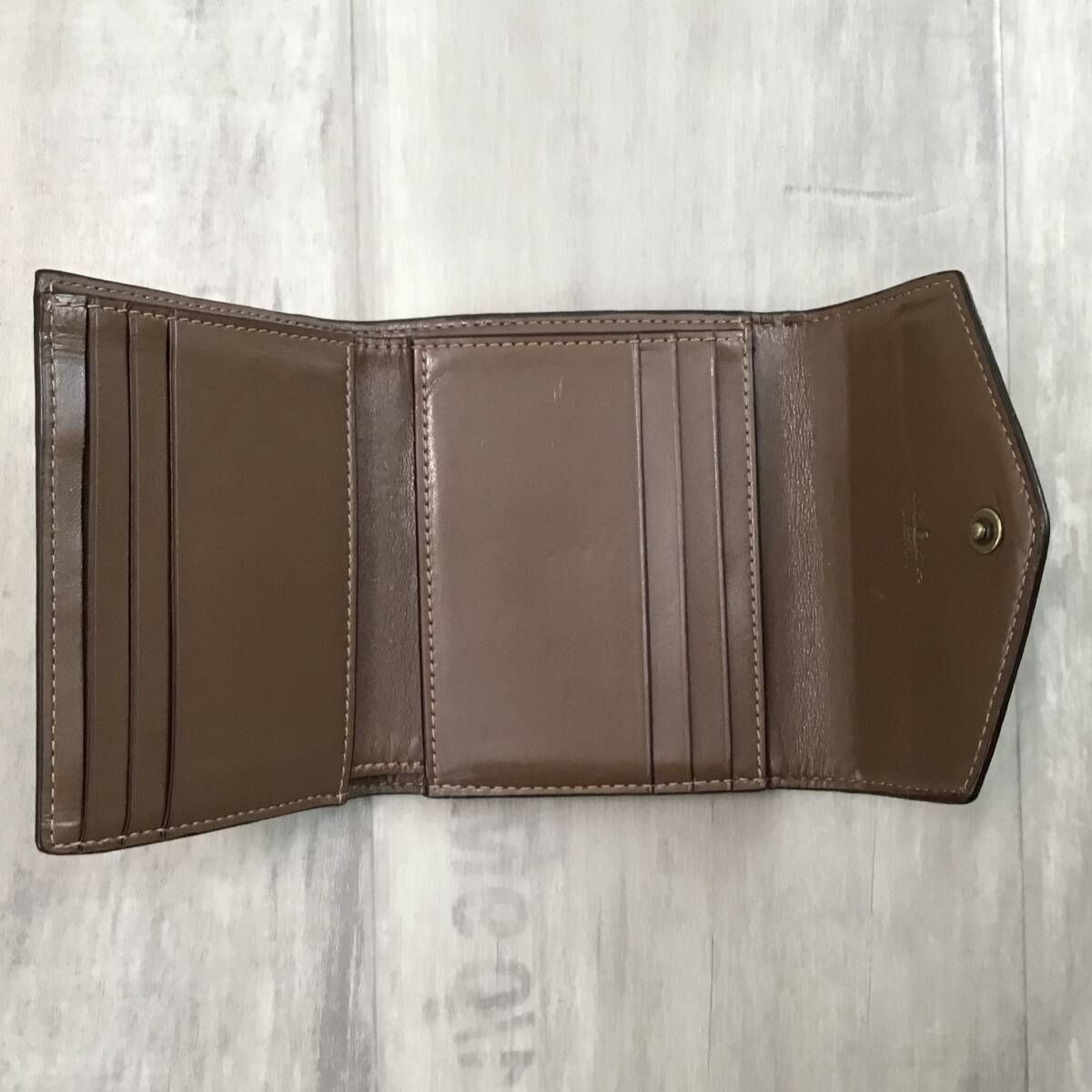 値下げ中★BAPE COACH ★折り財布　ネイビー★ レザー COACH × BAPE FLAP WALLET Multi Color a bathing ape エイプ