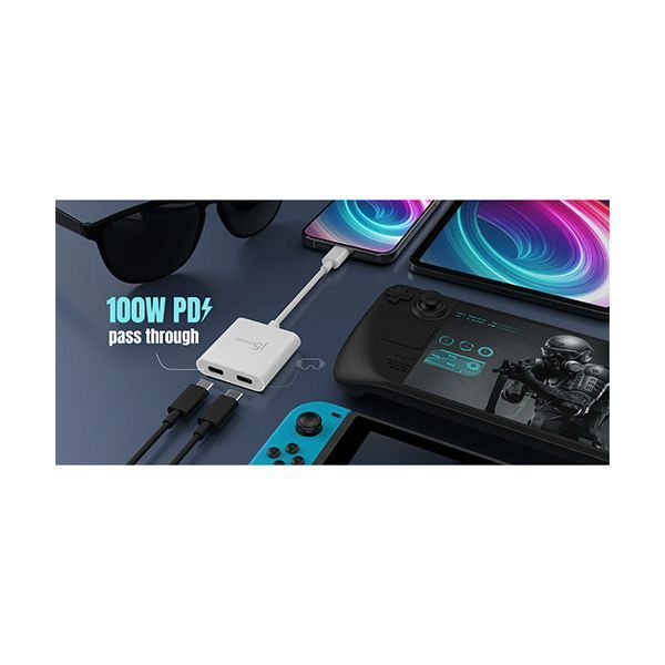 j5 Create USB-C to DP alt mode出力＆PD充電 2in1 変換アダプター JCA164 1個 CHRISTIANNAURATH_COM_BR