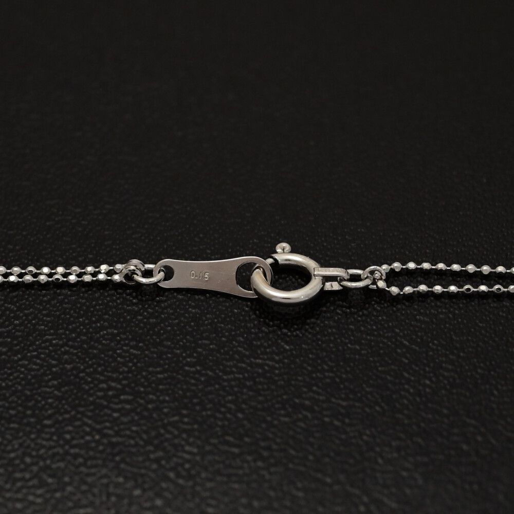 0.15ct 3P･ダイヤモンド チェーン ブレスレット K18WG 750-1g ホワイトゴールド プレゼント 記念日 ♀ S レディース 593230 FORTGASGNV_COM_BR