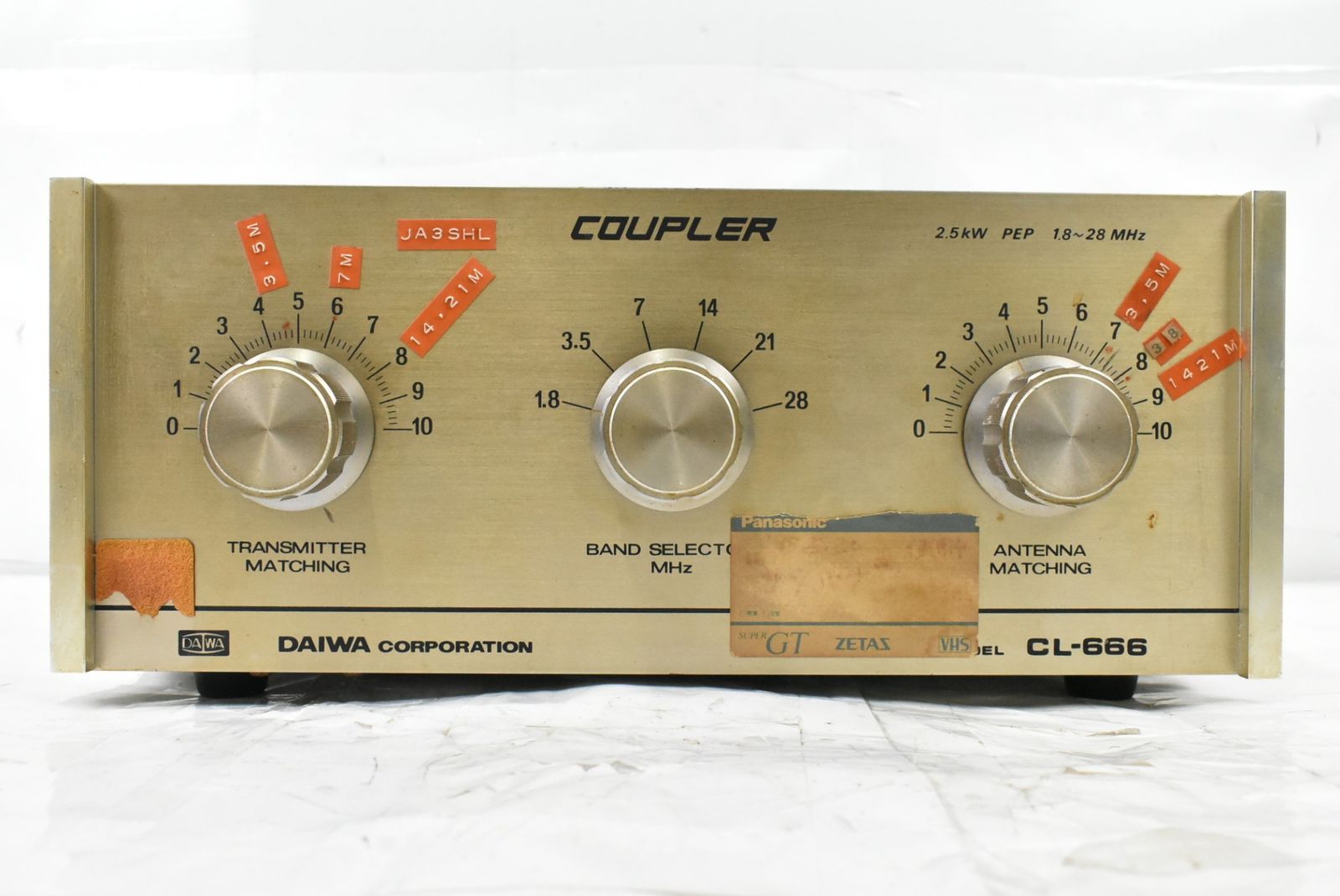 現状品 ダイワ CL-666 アンテナカップラー DAIWA  アマチュア 無線 ITTP5R64ZFJK-D-J04-byebye 現状品 ダイワ CL-666 アンテナカップラー DAIWA アマチュア