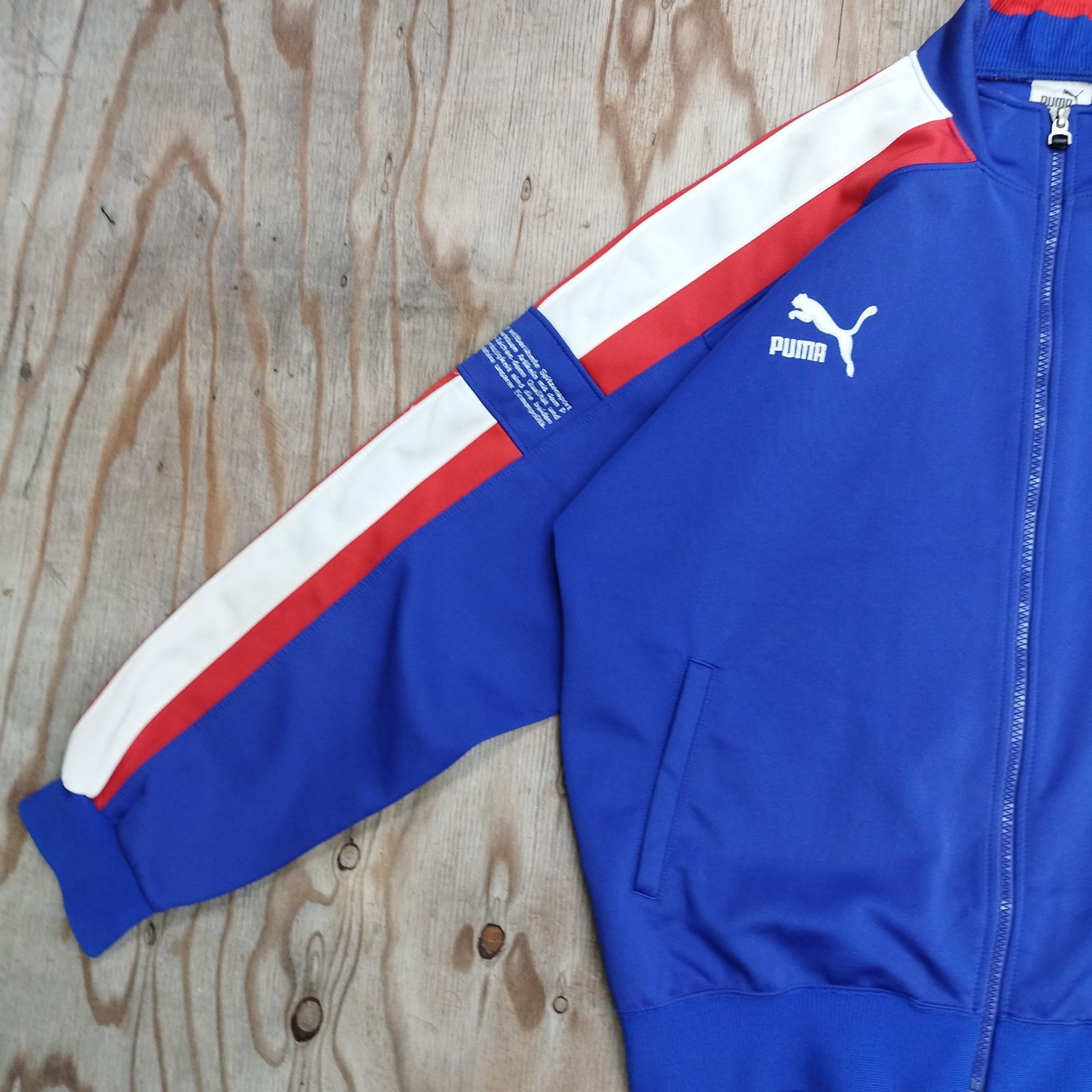 【90s】PUMA プーマ　ヒットユニオン社製　トラックジャケット　ジャージ PUMA プーマ TrackJacket トラックジャケット ジャージ ヒット
