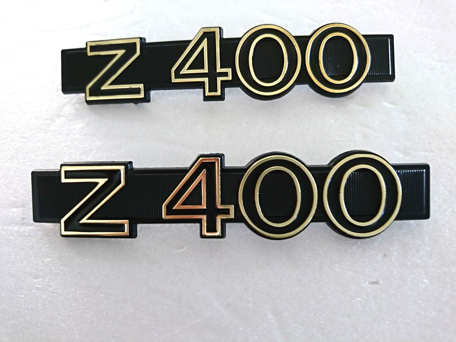 純正Z400FX E3/E4 サイドカバーエンブレム FXゴールド56018-1206Z750FX 