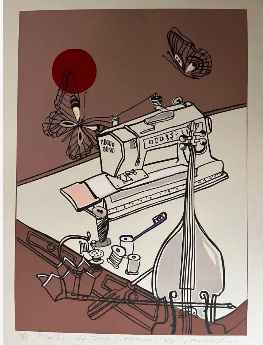 シルクスクリーン カナダ在住初期作品 ジニー キム 15枚 サイン エディション番号あり