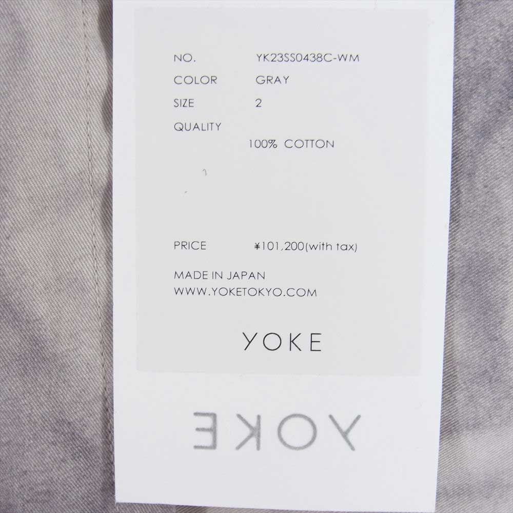 ヨーク YOKE トレンチコート 23SS YK23SS0438C-WM 吾亦紅 ワレモコウ