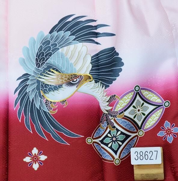 七五三 三歳 男児 被布着物フルセット 日本製 陽気な天使 祝着 NO38627 3歳男の子七五三着物レンタル｜ 被布セット「陽気な天使」 黒地