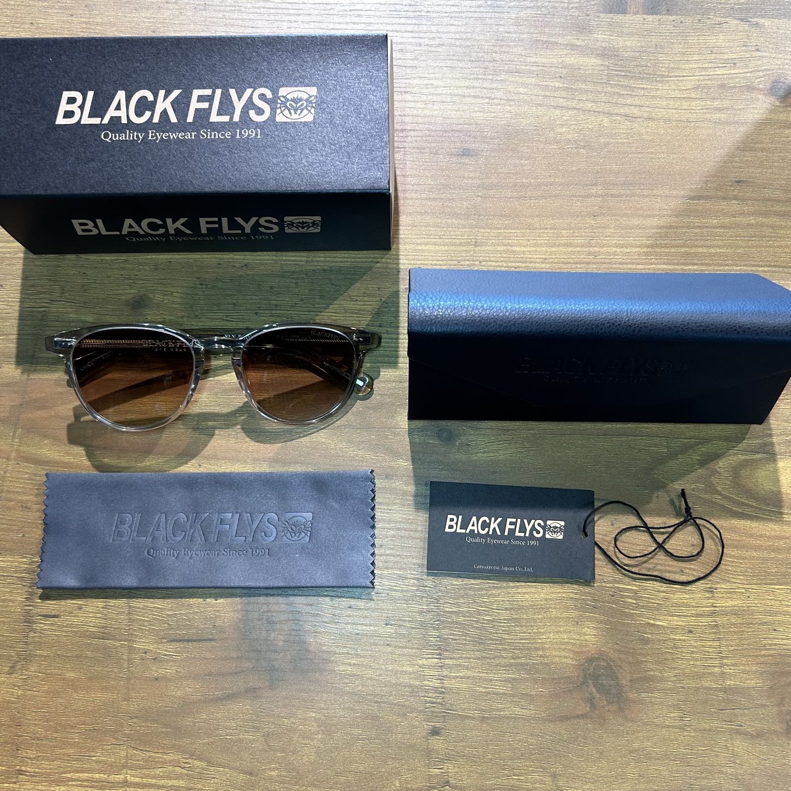 BLACK FLYS FLY BROOKS クリアセージ×ブラウンGR ブラックフライ 