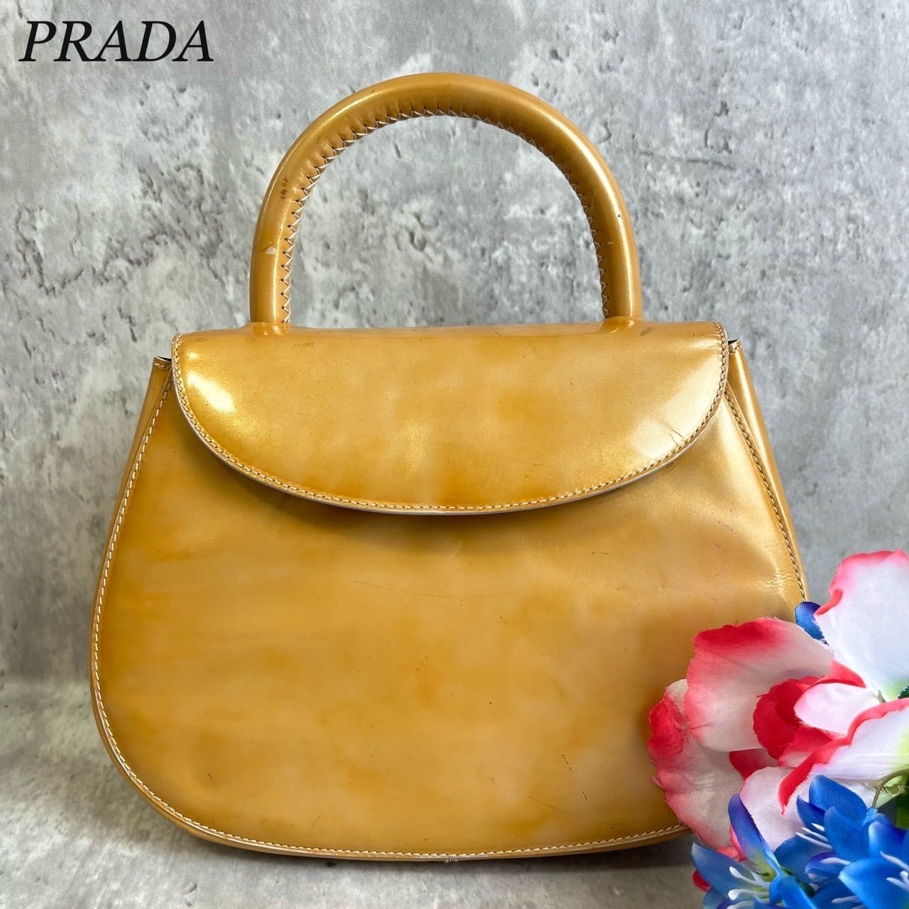 ✨良品✨ PRADA プラダ ハンドバッグ トート アクセサリーポーチ ...