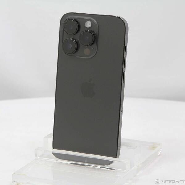 中古品〕 iPhone14 Pro 128GB スペースブラック MPXU3J／A SIM