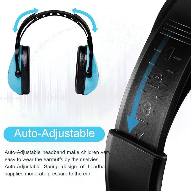 EZARC] 防音イヤーマフ 遮音値 SNR30dB 耳当てプロテクター