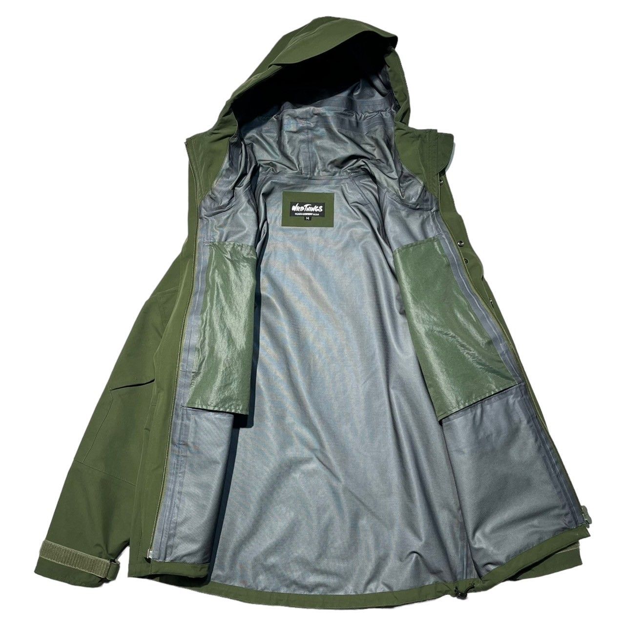 WILDTHINGS(ワイルドシングス) 3LAYER MIG MOUNTAIN PARKA マウンテンパーカー WT007N M オリーブ アウトドア