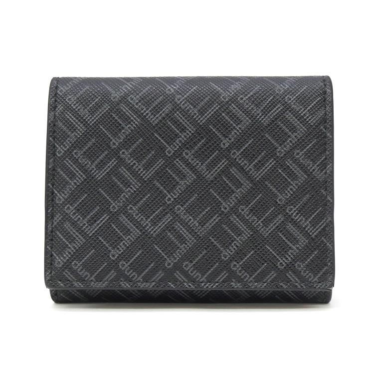 ダンヒル dunhill コインケース 小銭入れ ロゴ 黒×グレー - メルカリ