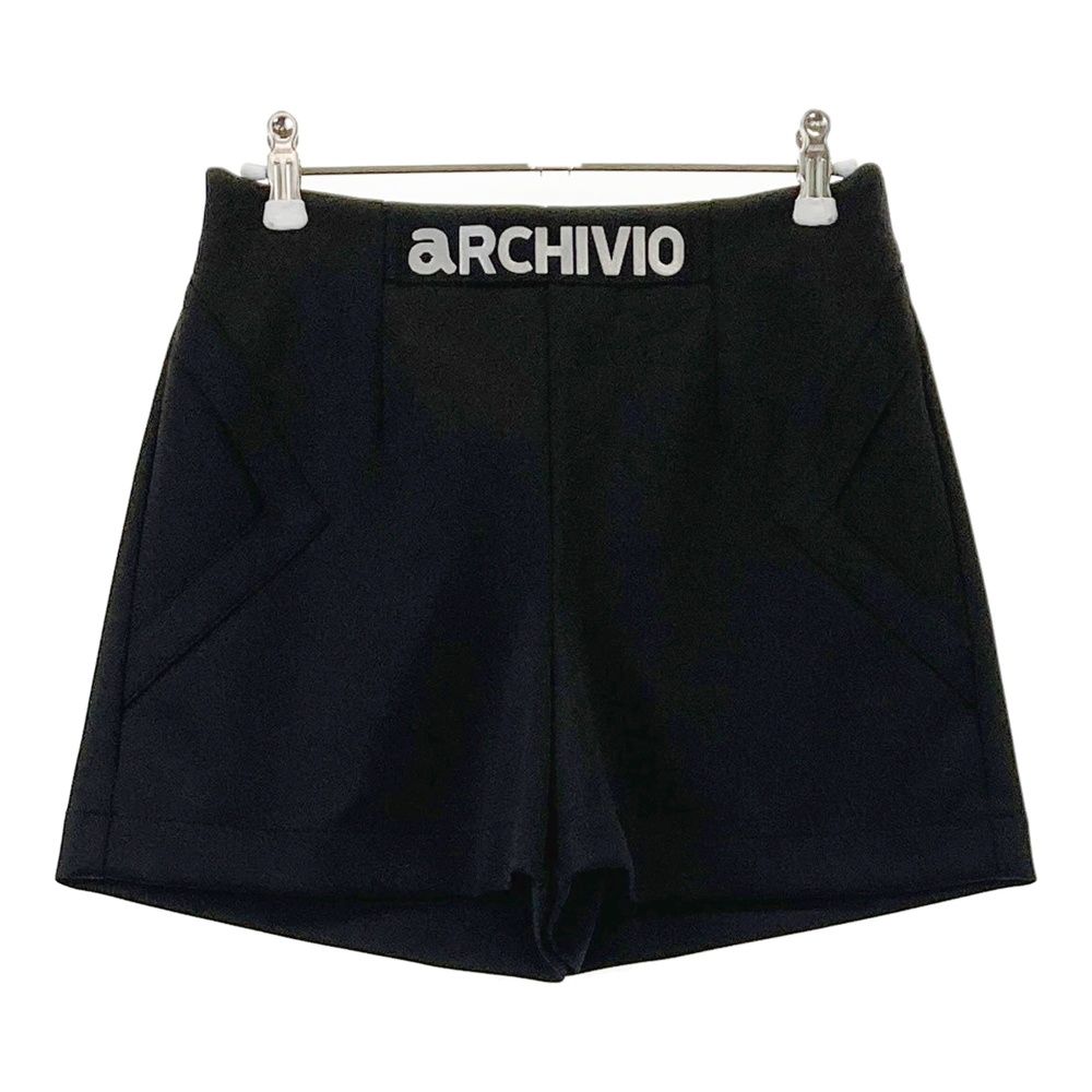 サイズ 38 ARCHIVIO アルチビオ モデル ストレッチショートパンツ ブラック系 240101535922 ゴルフウェア レディース ストスト