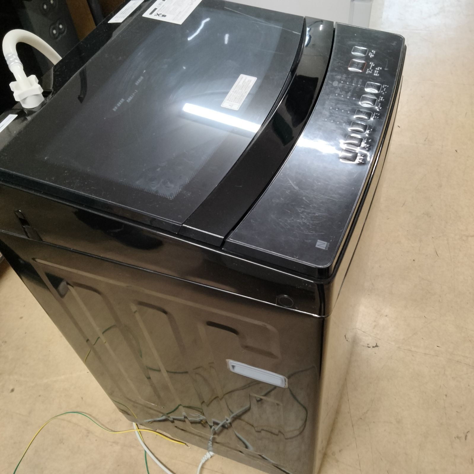 N-3887] NITORI ニトリ 全自動洗濯機 NTR60 BKN 2022年製 6.0kg【中古 