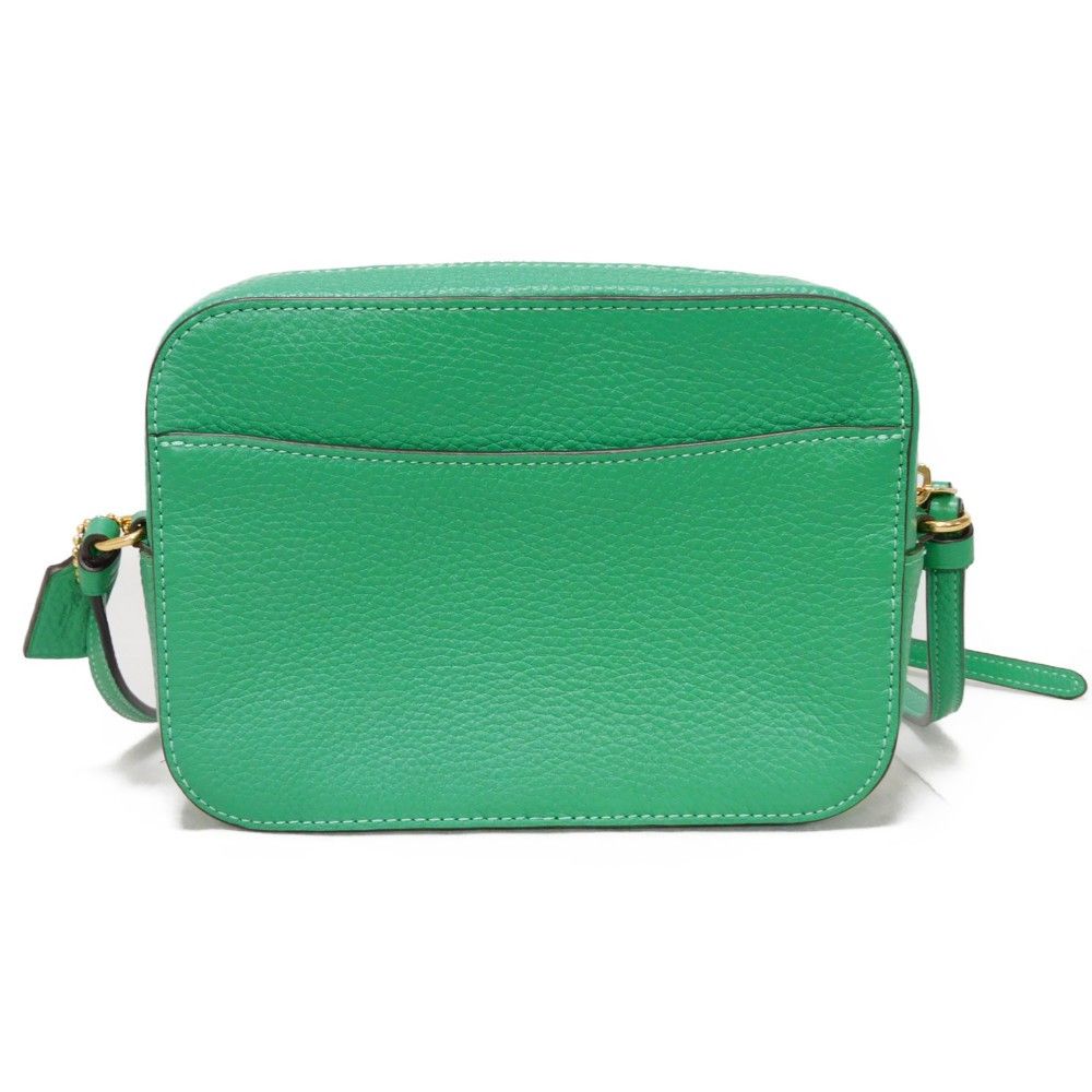 COACH コーチ カメラ バッグ クロスボディ ポシェット 型押し カーフ