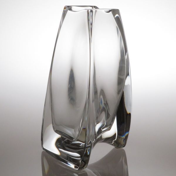 バカラ 花瓶 ○ マサイ フラワーベース 24cm クリア クリスタル