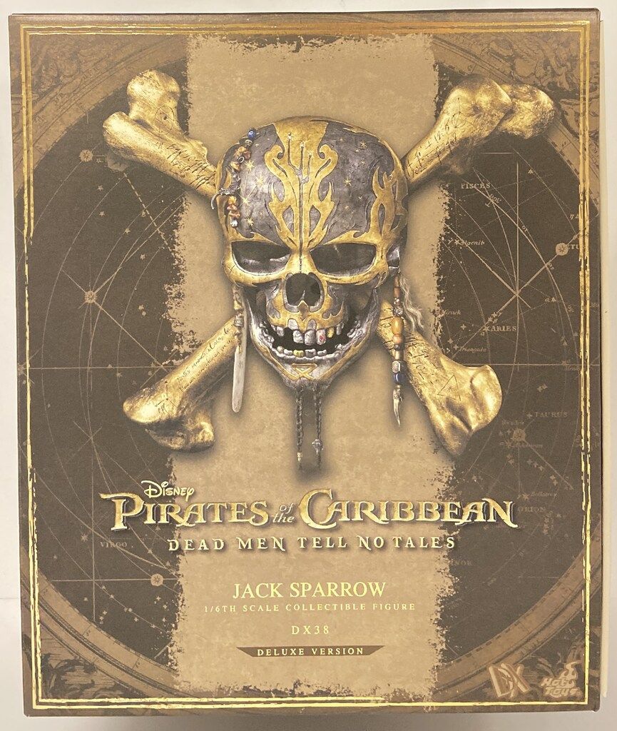 HOTTOYS MOVIE MASTERPIECE DX JACK SPARROW 2.0 DELUXE VERSION PIRATES OF THE CARIBBEAN DEAD MEN TELL NO TALES