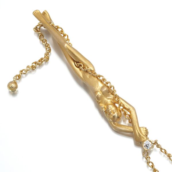 カレライカレラ ネックレス ダイヤ ダイヤモンド サイレンス 女神  