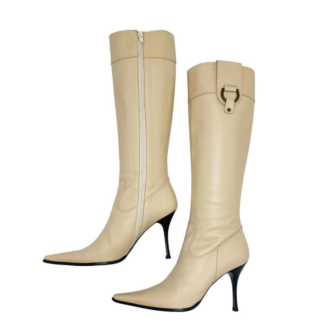 ロングブーツ サイドジップ