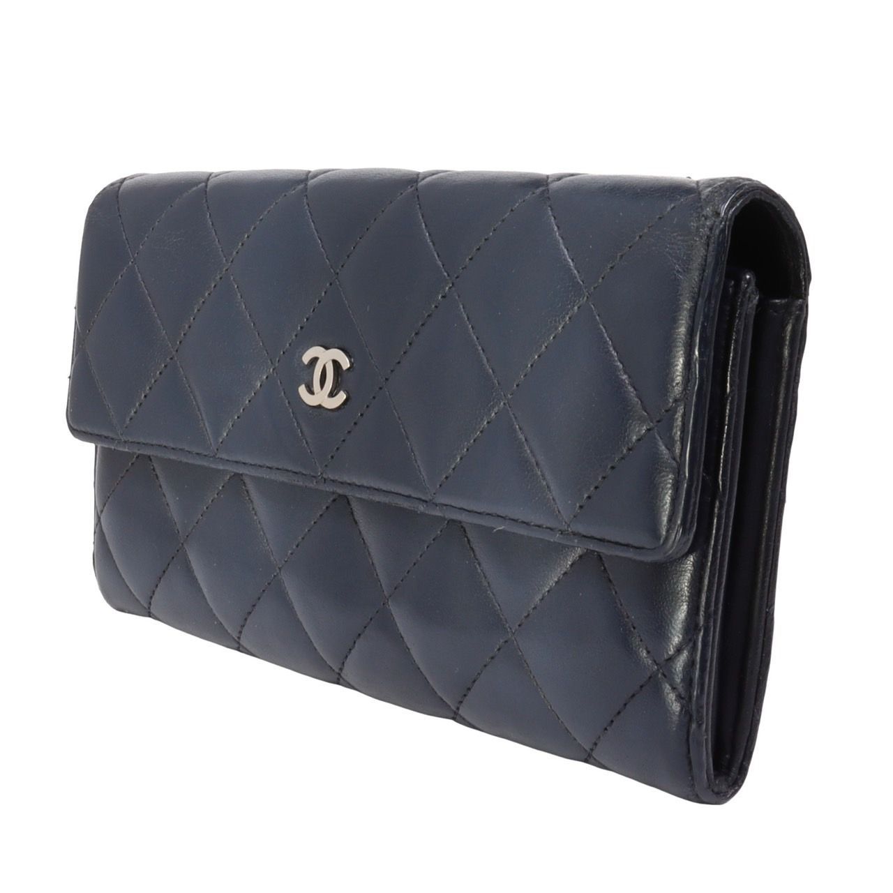 CHANEL シャネル マトラッセ フラップ ロングウォレット 長財布