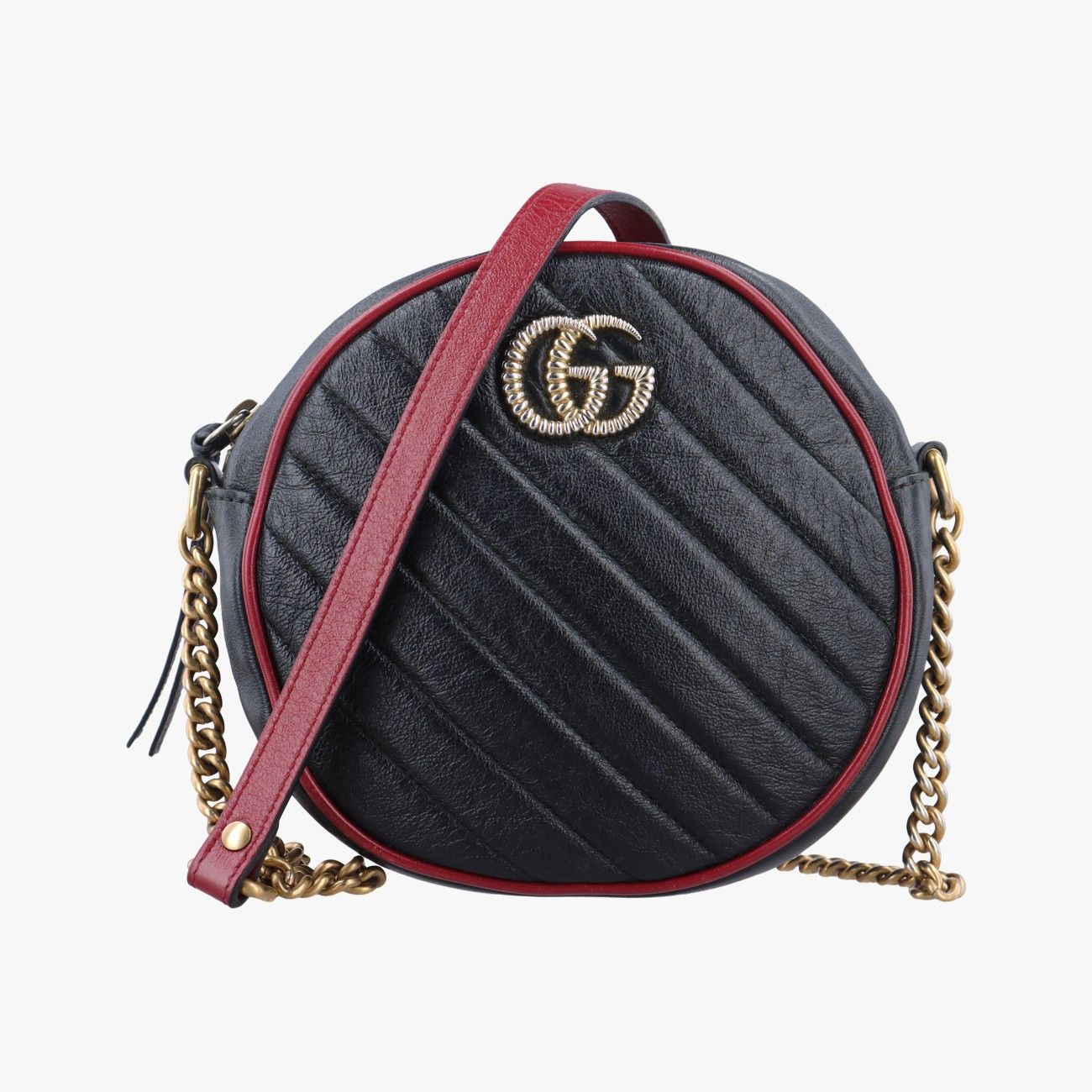 グッチGucciGGマーモント ブラック レザー 550154 G029690080