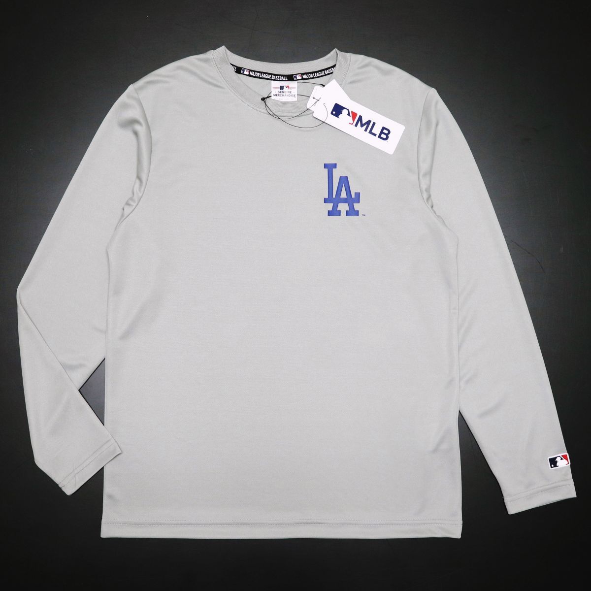 ●送料390円可能商品 ドジャース DODGERS MLB 新品 メンズ メジャーリーグ 大谷翔平 山本由伸 長袖 Tシャツ[C5420MR-N3-L] 一 三 弐★QWER