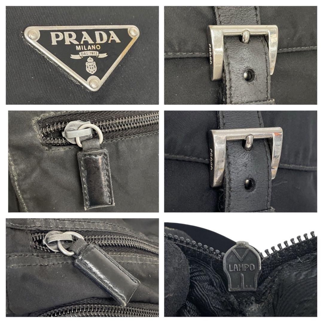 プラダ メッセンジャーバッグ 三角ロゴ 三角プレート ショルダーバッグ