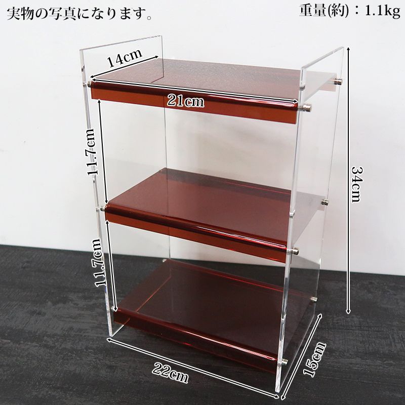 ディスプレイアクリル棚ラックシェルフ アクリルラック ディスプレイラック コレクションラック
