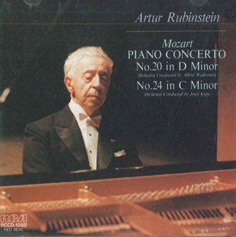 CD ルービンシュタイン モーツァルト：ピアノ協奏曲　第20番＆第24番 RCCD1050 RCA RECORDS /00110 クラシック音楽 | リスニングルーム | モーツァルト：ピアノ