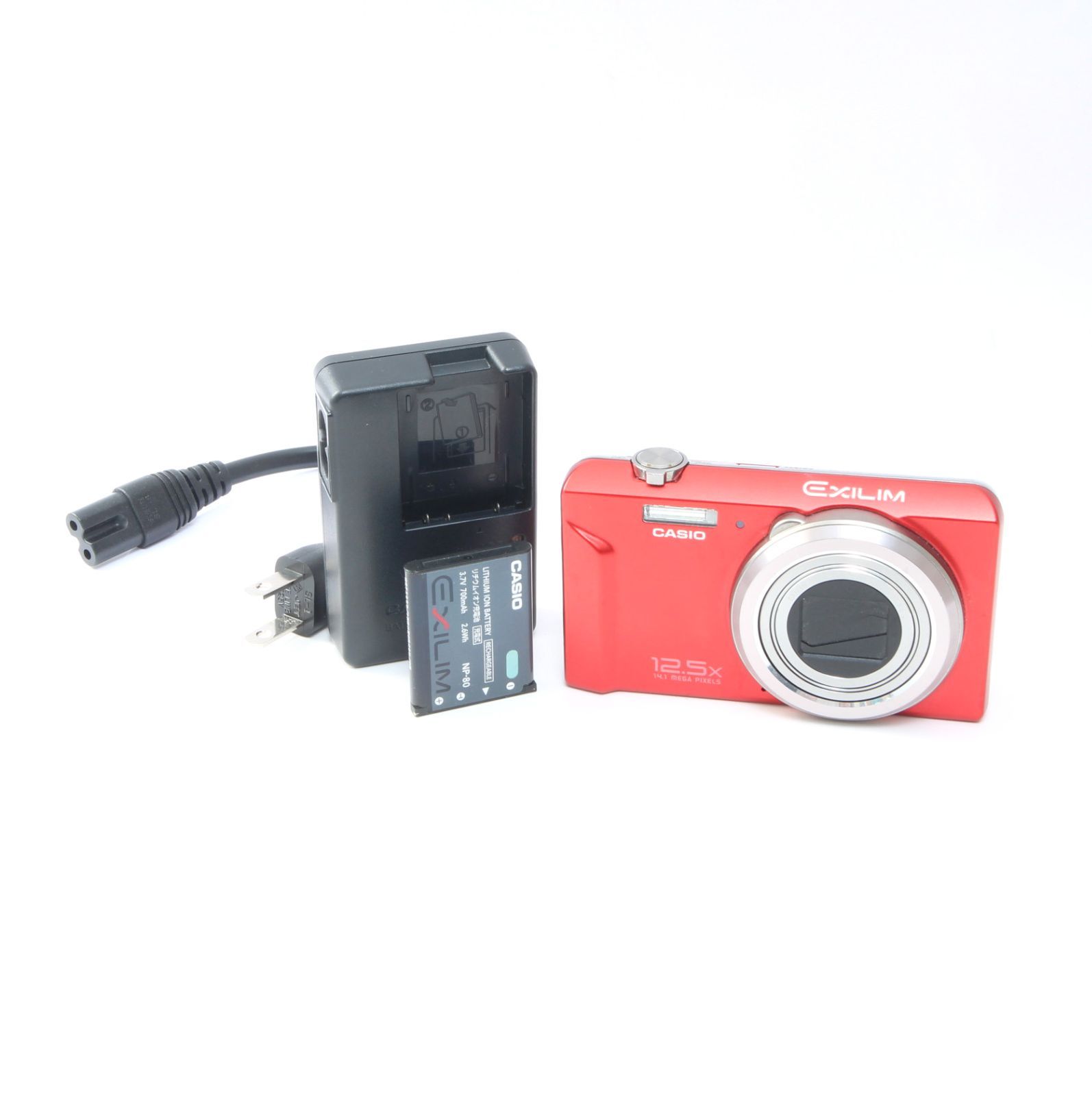 【美品】CASIO EXILIM EX-ZS100 レッド カシオ CASIO EXILIM EX-ZS100 コンパクトデジタルカメラ レッド