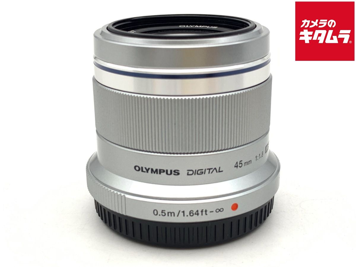 小売 【良品】 オリンパス M.ZUIKO DIGITAL 45mm F1.8 シルバー