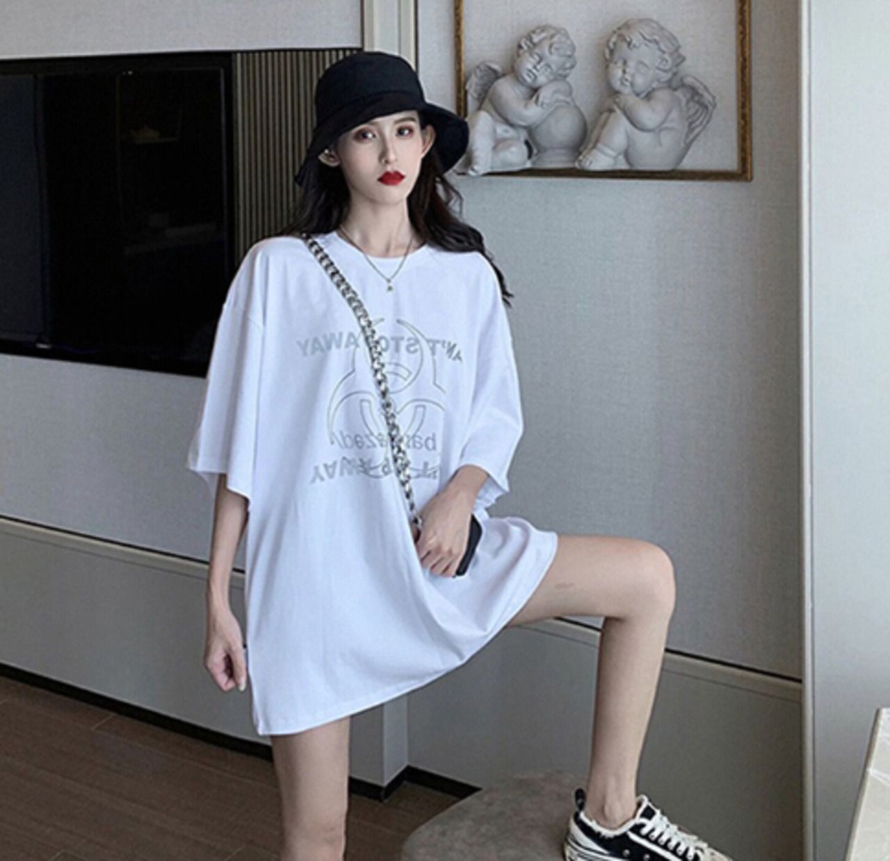 Tシャツ 半袖 ブラウス トップス レディース オールマイティ D1094