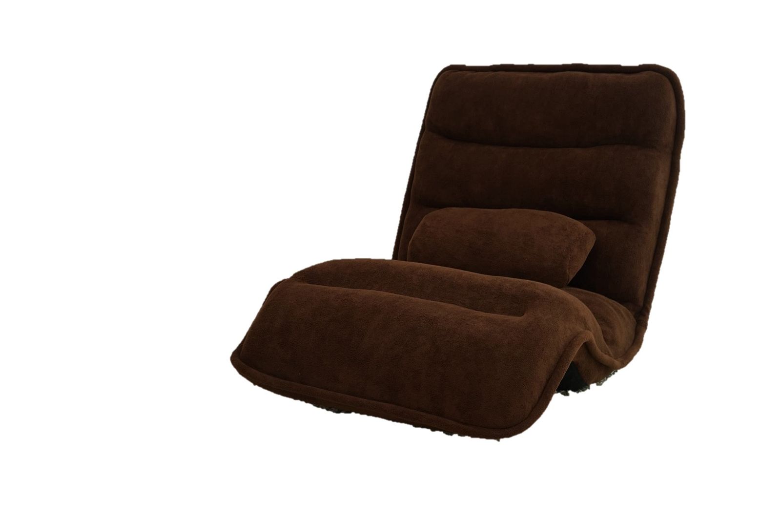 タック ゆったり長座椅子 ブラウン サイズ 幅800×奥行860-1660×高さ180-760 ㎜