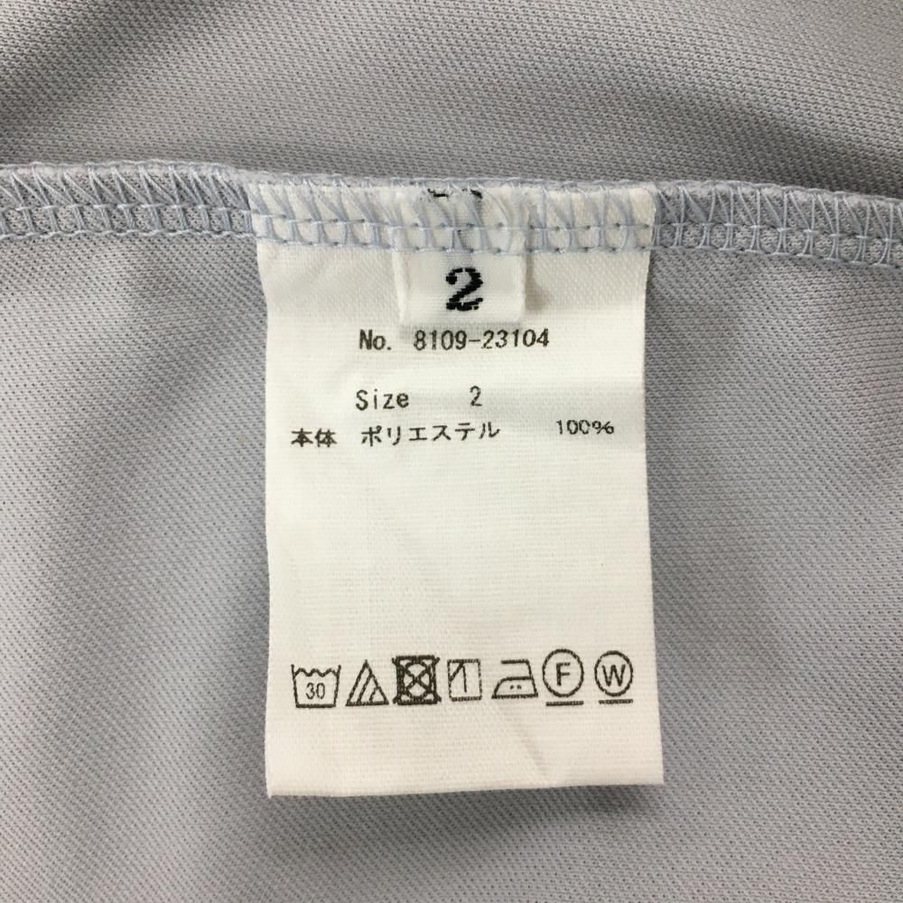 美品】CPG 半袖ポロシャツ グレー×白 井上莉花コラボ商品