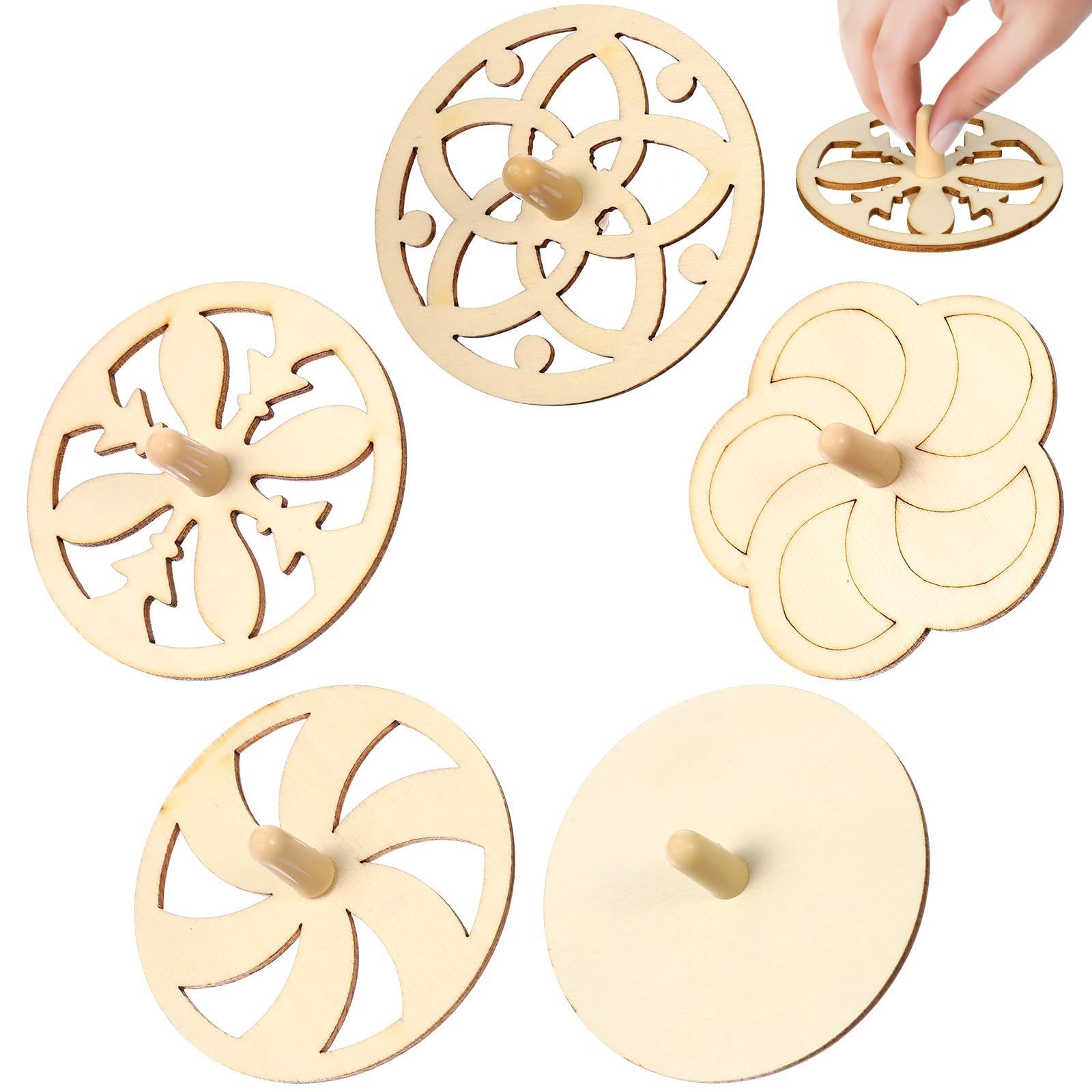 【送料無料，新作】 【特価商品】木製こま 手回しコマ DIY こま こま キット 着色可能 天然木 20個セット DIY絵画 手回しこま 無着色 伝統遊び コマ diyこま てまわしごま 面白い 知育玩具