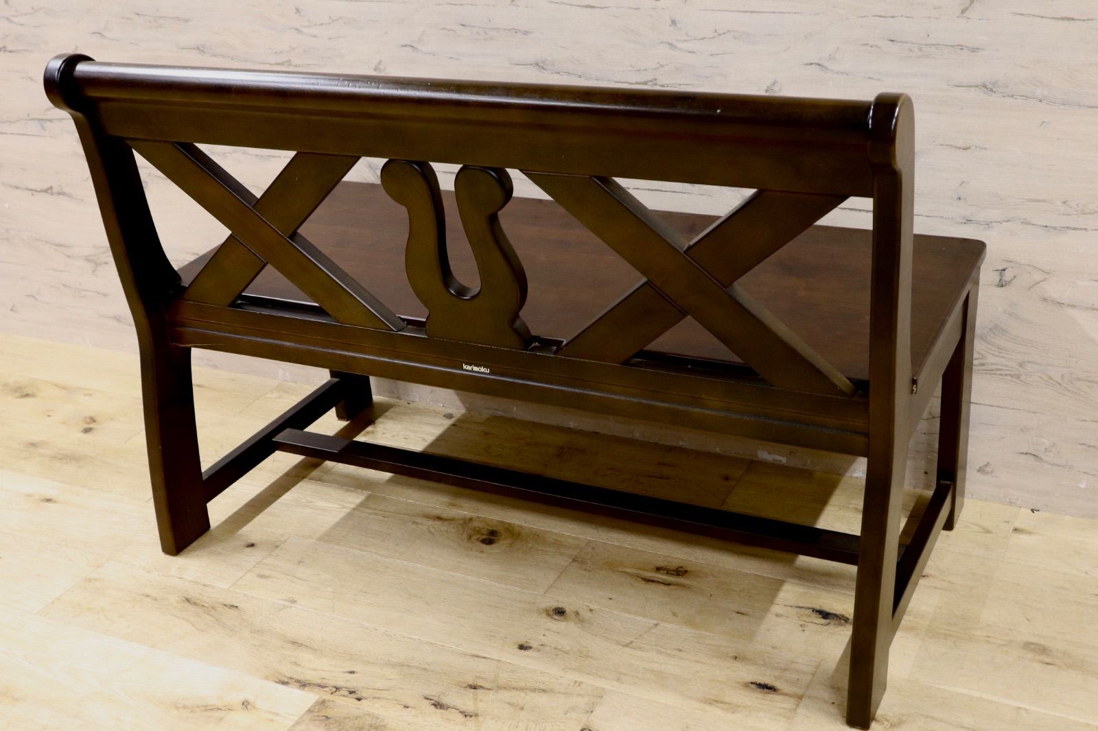 GMIH261B karimoku カリモク RUSTIC ルスティック ベンチ ダイニングチェア 椅子 レトロ カントリー 人気 国産家具 MARWIL-DEMENAGEMENTS_CH