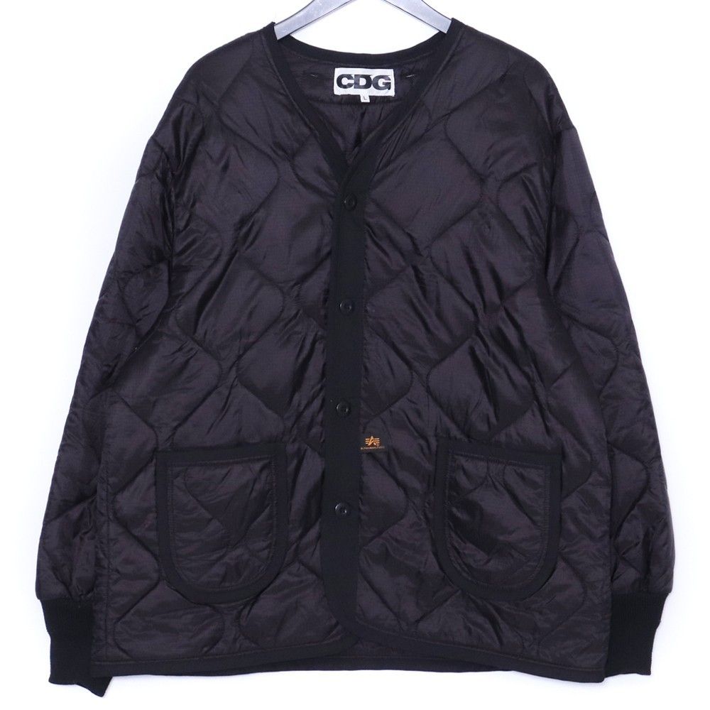 CDG × ALPHA INDUSTRIES ライナージャケット Lサイズ ブラック SZ-J030