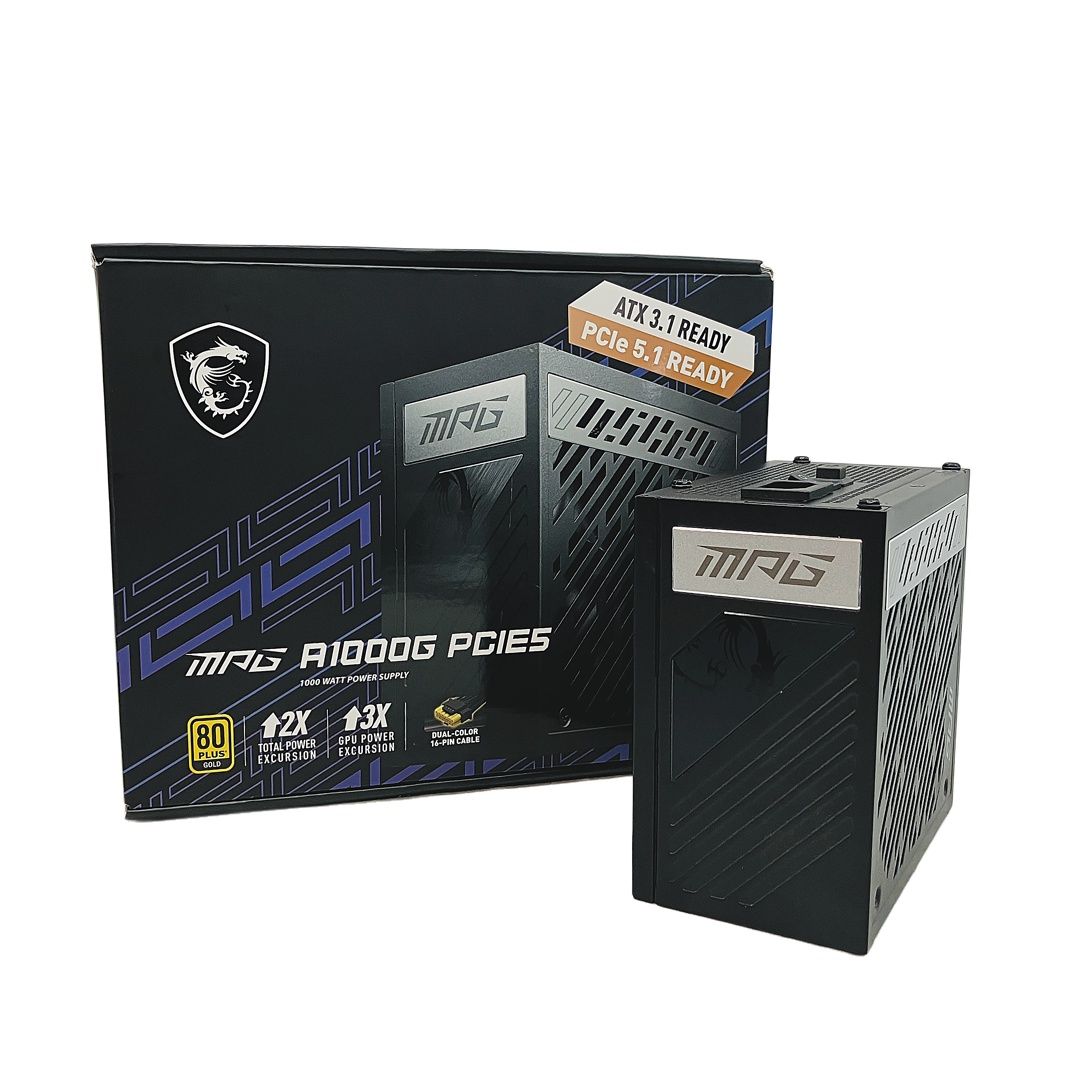 MSI MPG A1000G PCIE5 1000W ATX3.0|PCIe 5.0ネイティブ対応80PLUS GOLD PC電源ユニット C10403028