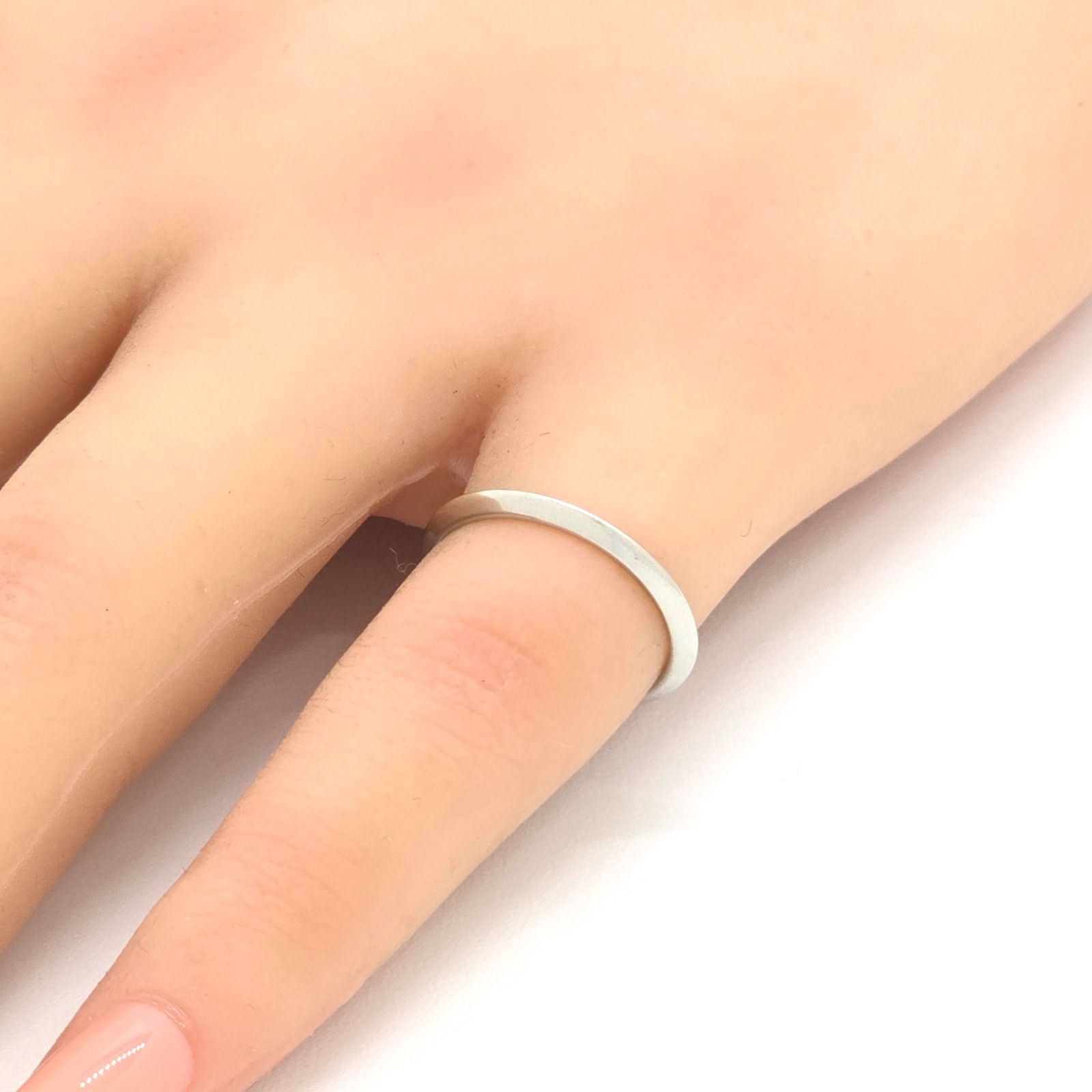 TIFFANY&CO. ティファニー ナイフエッジ リング 約7号 PT950 プラチナ