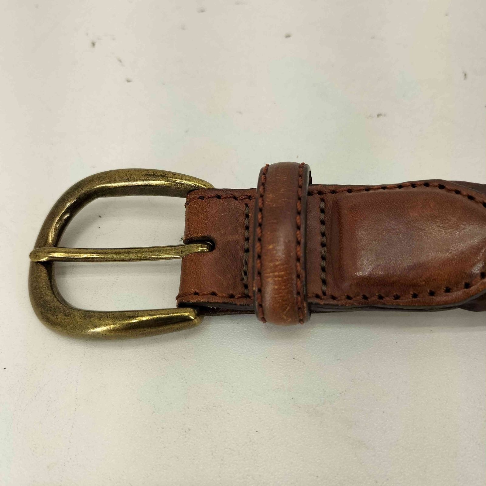 LAND'S END/ランズエンド メッシュベルト ランズエンド LANDS END レザー メッシュベルト メンズ 30/75