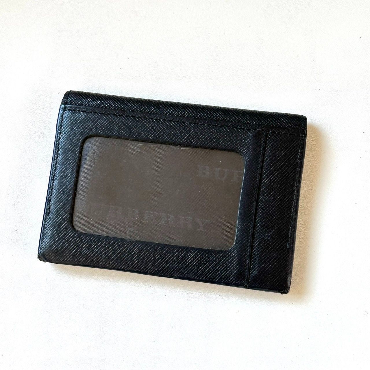 バーバリーズ カードケース 名刺入れ ノバチェック パスケース 切替 レザー