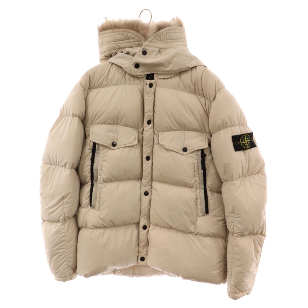 STONE ISLAND (ストーンアイランド) FUR COLLAR DOWN ロゴワッペン 