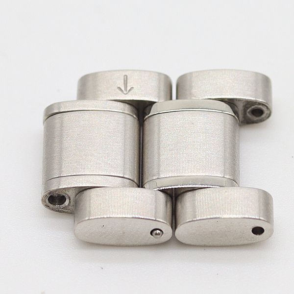 オメガ スピードマスター コマ 2連 オメガ スピードマスター 純正コマ 2コマ シルバーカラー 16mm メンズ