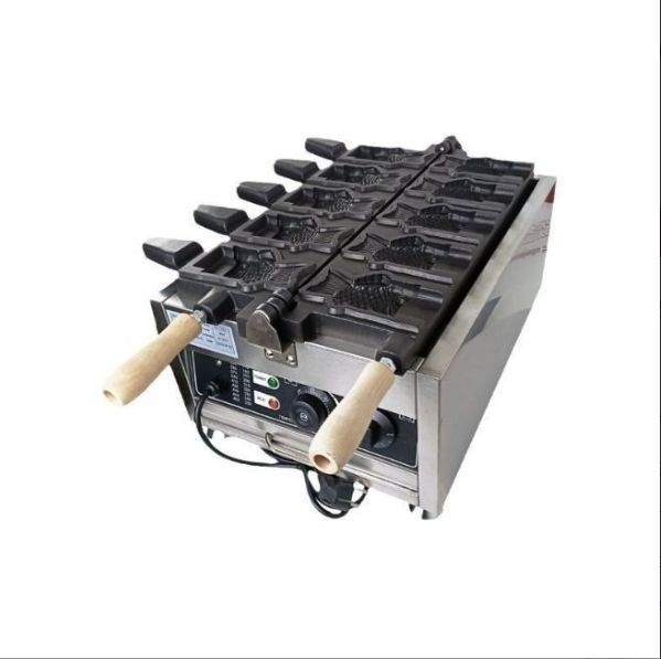 特売 アイスコーン たい焼き器 アイスクリームコーンメーカー 5個焼き 業務用 家庭用 単相 110V