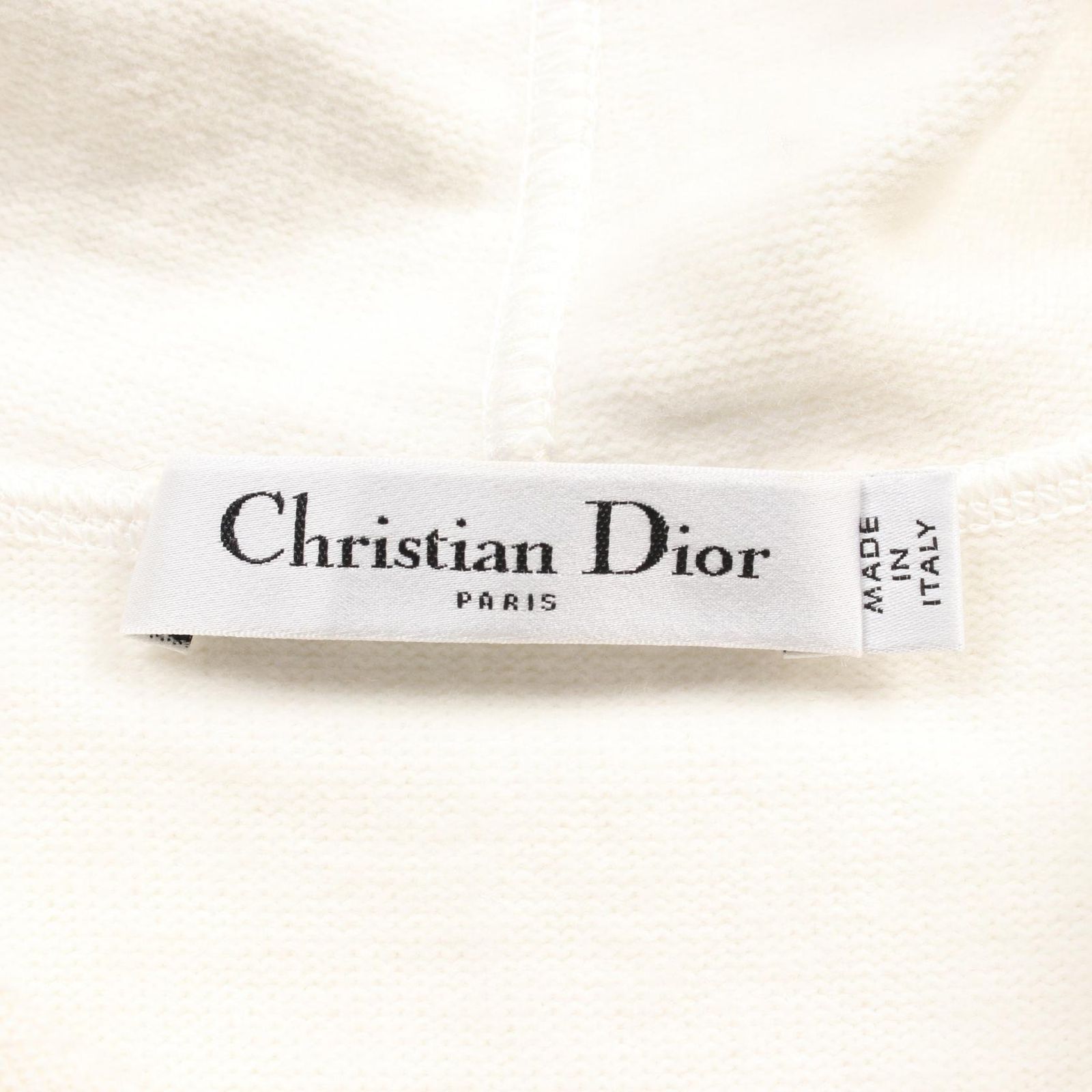 ディオール Dior パーカー 423S25A4117 ホワイト コットン 半袖