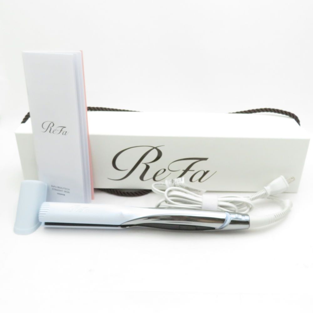 ReFa リファ ビューテック ストレート RE-BM02A ヘアアイロン 髪 スタイリング 美容家電 水色 ホワイト BU5305