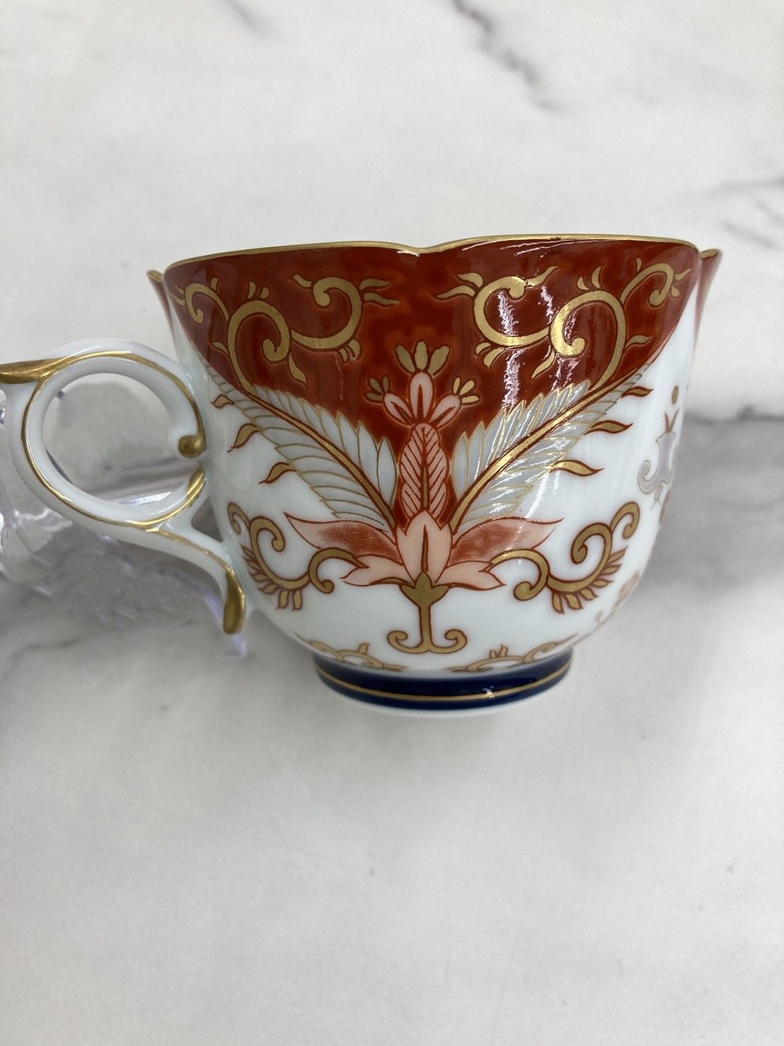 1603 有田焼 賞美堂 其泉窯 赤濃金彩唐草コーヒー碗皿2客セット 未使用品 Amazon.co.jp: 1603 有田焼 賞美堂 其泉窯 赤濃金彩唐草コーヒー碗皿2