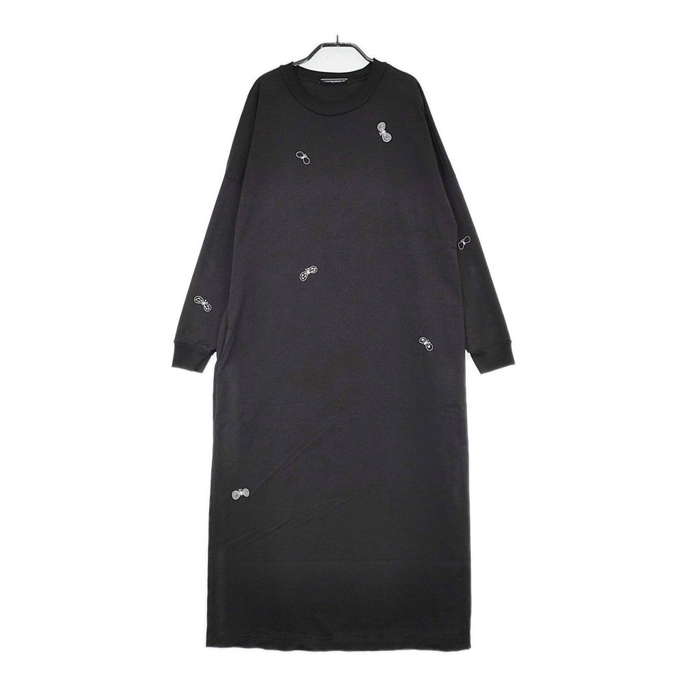mina perhonen choucho カットソードレス 定価41800円 aca8932 サイズ36 ワンピース 24AW ブラック レディース ミナペルホネン 5-0531M♪