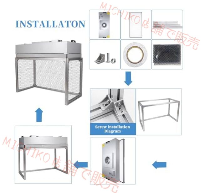 クリーンブース 小型クリーンベンチ ミニクリーンブース ミニ気流クリーンベンチ 垂直層流フード気流クリーンベンチ H-E-P-Aエアフィルター付き 平均気流速度0.45～0.60m s フリーワークシングルユース 一人作業に適用 WWW_NOITHATQUANGTHANH_NET