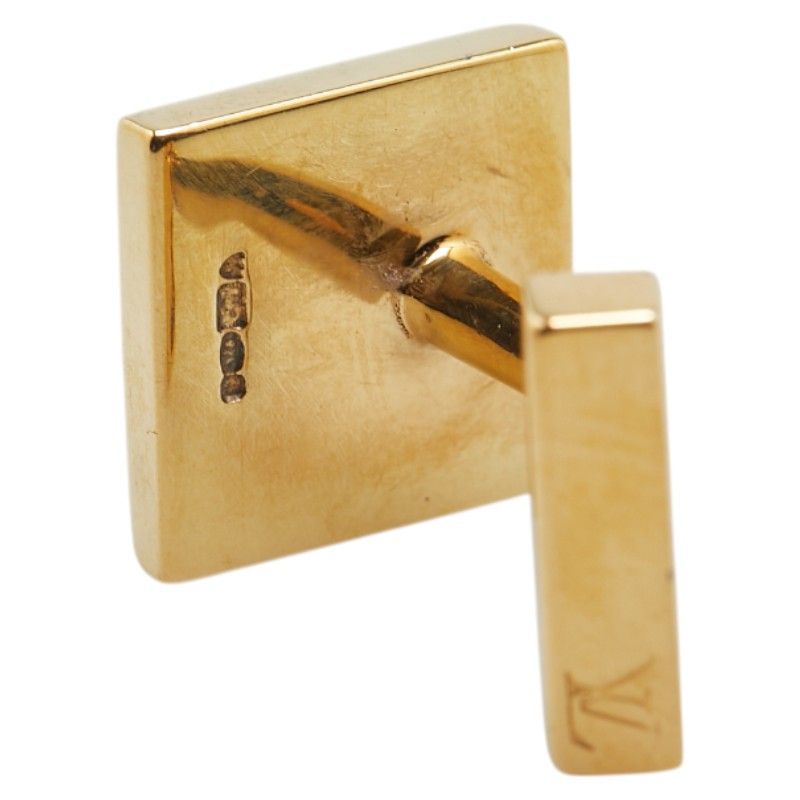 ルイ ヴィトン タイガ ブトン ドゥ マンシェット ダミエ カフス  